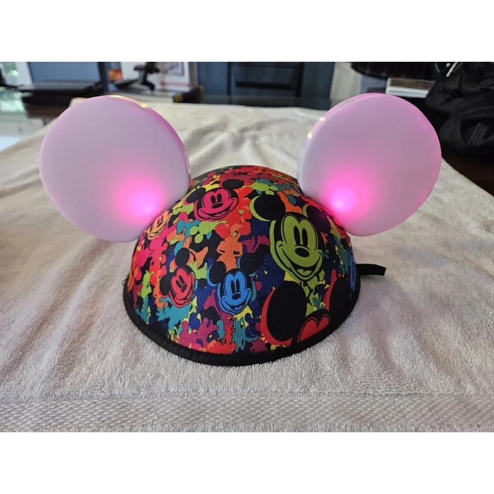 Disney‎ Parks Mickey Mouse Ears Hat Light Up Disneyland Glow With The Show